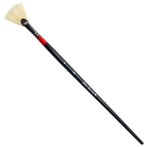 Robert Simmons Bristle Oil Long Handle Brush Fan #4