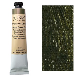 Rublev Colours Artist Oil Colours 50ml Antica Green Earth