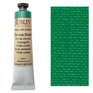 Rublev Colours Artist Oil Colours 50ml Chrome Green