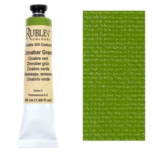 Rublev Colours Artist Oil Colours 50ml Cinnabar Green