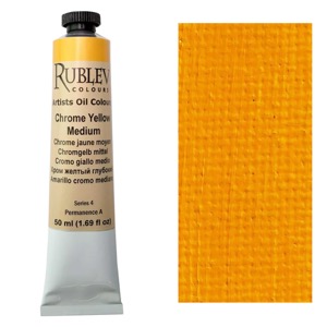 Rublev Colours Artist Oil Colours 50ml Chrome Yellow Medium