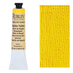 Rublev Artist Oil Color 50ml - Naples Yellow