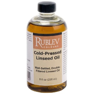 Rublev Colours Cold-Pressed Linseed Oil 8oz