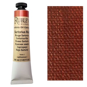 Rublev Colours Artist Oil Colours 50ml Sartorius Red