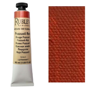 Rublev Colours Artist Oil Colours 50ml Pozzuoli Red