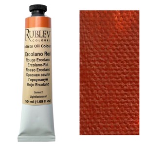 Rublev Colours Artist Oil Colours 50ml Ercolano Red