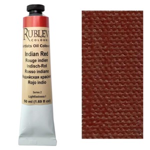 Rublev Artist Oil Color 50ml - Indian Red