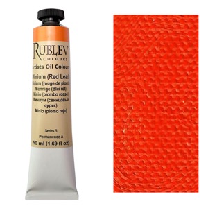 Rublev Colours Artist Oil Colours 50ml Minium (Red Lead)