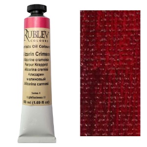 Rublev Colours Artist Oil Colours 50ml Alizarin Crimson