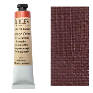 Rublev Colours Artist Oil Colours 50ml Crimson Ocher