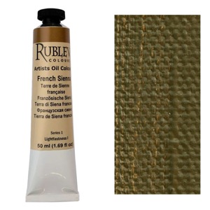 Rublev Artist Oil Color 50ml - French Raw Sienna