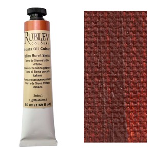 Rublev Colours Artist Oil Colours 50ml Italian Burnt Sienna