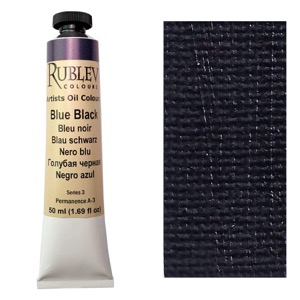 Rublev Artist Oil Color 50ml - Blue Black
