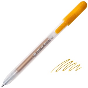 Sakura Gelly Roll Craft 08 Retractable Gel Pen 0.8mm Metallic Gold