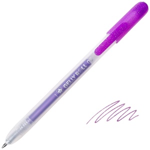 Sakura Gelly Roll Metallic 08 Retractable Gel Pen 0.8mm Metallic Purple