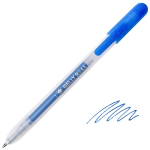 Sakura Gelly Roll Metallic 08 Retractable Gel Pen 0.8mm Metallic Blue