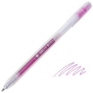 Sakura Gelly Roll Stardust 08 Retractable Gel Pen 0.8mm Rose Star