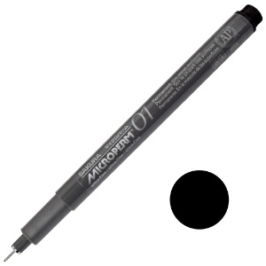Sakura MicroPerm 01 Ultra Fine Pen 0.25mm Black
