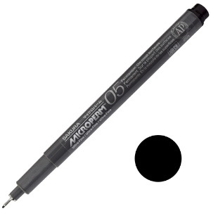 Sakura MicroPerm 05 Ultra Fine Pen 0.45mm Black