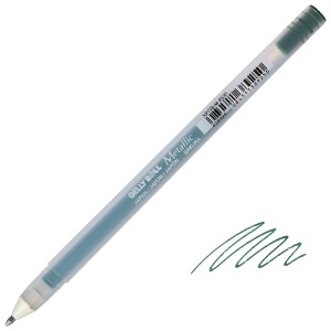 Sakura Gelly Roll Metallic Gel Pen 0.4mm Hunter Green