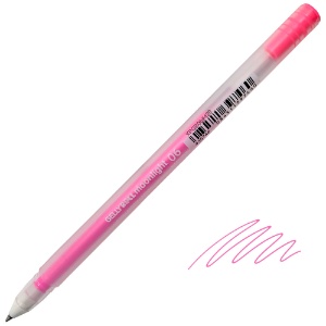 Sakura Gelly Roll 06 Moonlight Gel Pen 0.3mm Fluorescent Pink