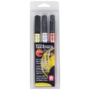 Sakura Pen-Touch Paint Marker 0.7mm 3 Set Metallic