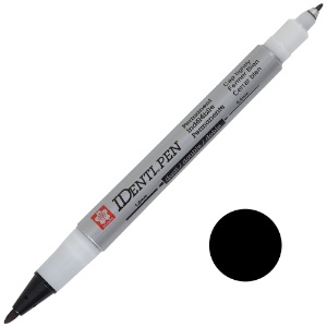 Sakura IDenti-Pen Dual Point Permanent Marker Black