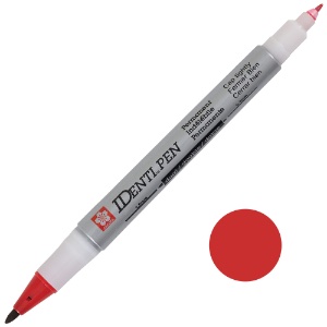 Sakura IDenti-Pen Dual Point Permanent Marker Red