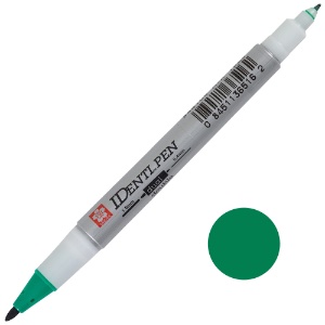 Sakura IDenti-Pen Dual Point Permanent Marker Green