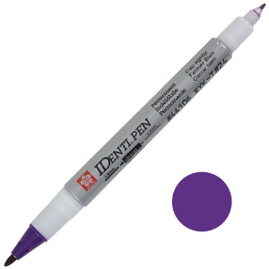 Sakura IDenti-Pen Dual Point Permanent Marker Purple