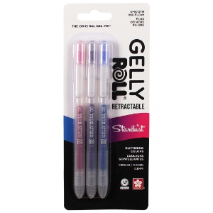 Sakura Gelly Roll Retractable Gel Pen 0.8mm 3 Set Stardust