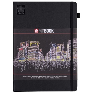 Sakura A4 Sketchbook Hardcover 8.3"x11.7" Black