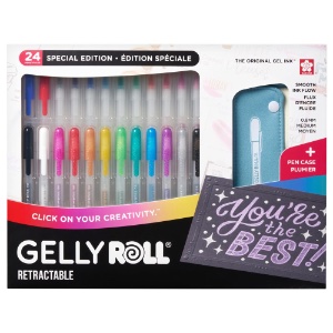 Sakura Gelly Roll Special Edition Retractable Gel Pen Gift 25 Set
