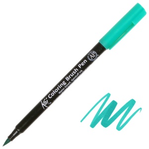 Sakura Koi Coloring Brush Pen Blue Green Light