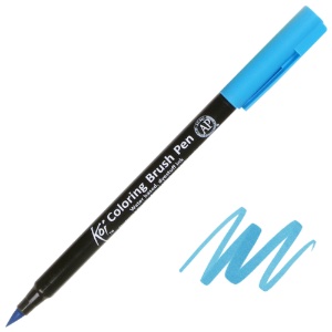 Sakura Koi Coloring Brush Pen Aqua Blue