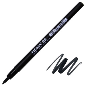 Sakura Pigma Professional Brush Pen BB Bold Black