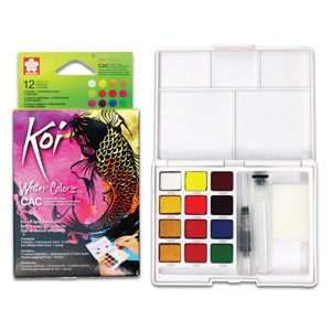Koi Water Colors Sketch Box 48