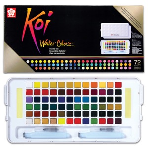 Koi Studio Watercolor Set - 72 Colors