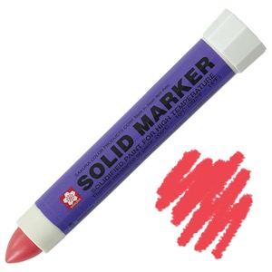 Solid Marker, Solidified Paint Stick - Red