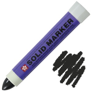 Solid Marker, Solidified Paint Stick - Black