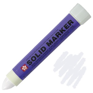 Solid Marker, Solidified Paint Stick - White