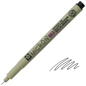 Sakura Pigma Micron 003 Pen 0.15mm Black