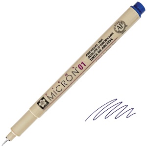 MICRON 01 PEN .25mm ROYAL BLUE