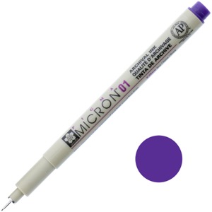 Sakura Pigma Micron 01 Pen 0.25mm Purple