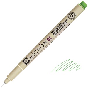 Sakura Pigma Micron 01 Pen 0.25mm Fresh Green
