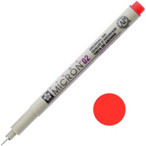 Sakura Pigma Micron 02 Pen 0.30mm Red