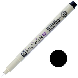 Sakura Pigma Micron 02 Pen 0.30mm Black
