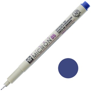 Sakura Pigma Micron 05 Pen 0.45mm Royal Blue