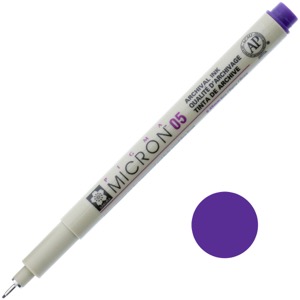 Sakura Pigma Micron 05 Pen 0.45mm Purple