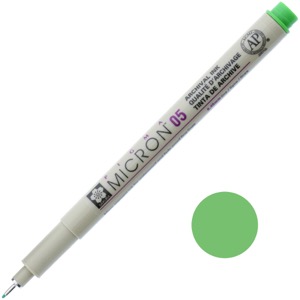 Sakura Pigma Micron 05 Pen 0.45mm Fresh Green